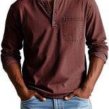 Frederico™ | Classic Vintage Henley T-Shirt