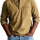Frederico™ | Classic Vintage Henley T-Shirt
