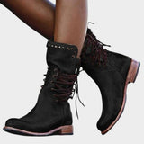 Caithlyn™ | Retro Lace-Up Boots