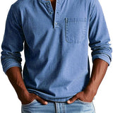 Frederico™ | Classic Vintage Henley T-Shirt