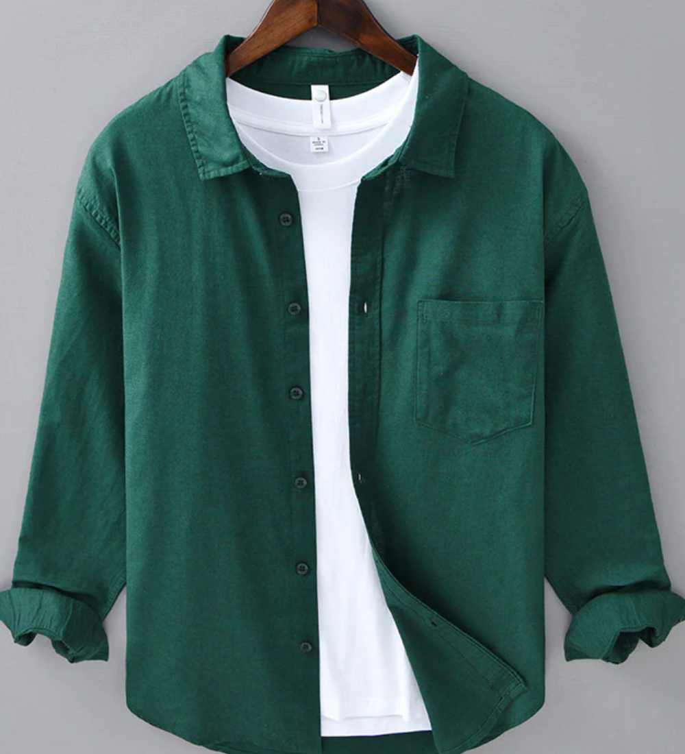 Lina Krekls Doha" может быть перефразировано как "Рубашка из льна Доха.