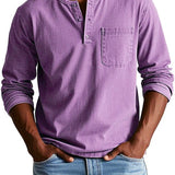 Frederico™ | Classic Vintage Henley T-Shirt