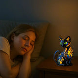Māja – Roku darbs kaķu lampa