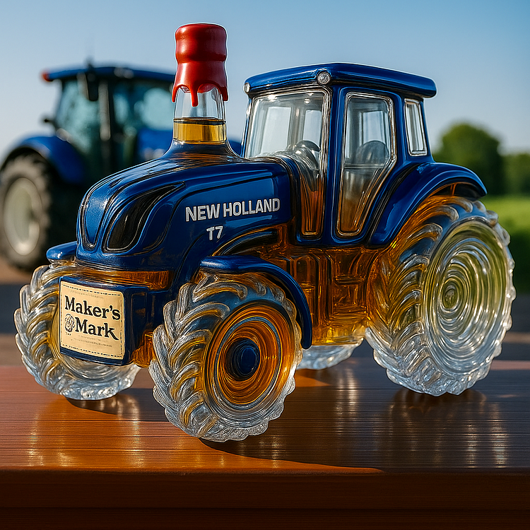 Whisky pudele New Holland T7™ | Klasiskā traktora dizainā
