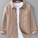 Lina Krekls Doha" can be rewritten as "Doha Linen Shirt.