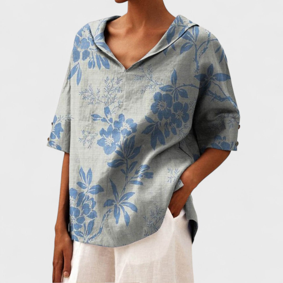 Lenka - Eleganti tops ar V veida izgriezumu