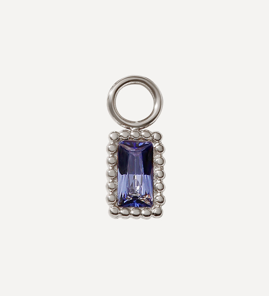 7x5mm Violeta Sapņu Auskari-Šarms