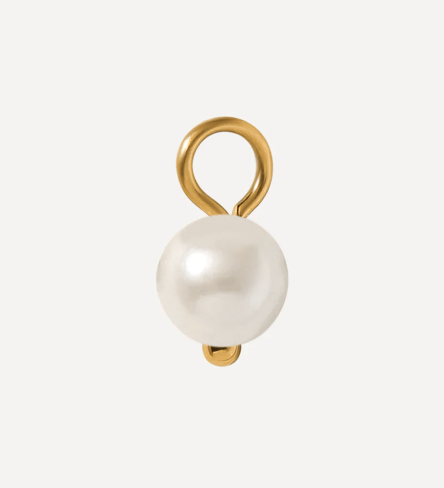 6mm Unikāls Pērļu Auskari-Charms
