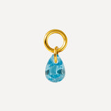 6x4mm Zila Pilienu Auskaru-Piekare