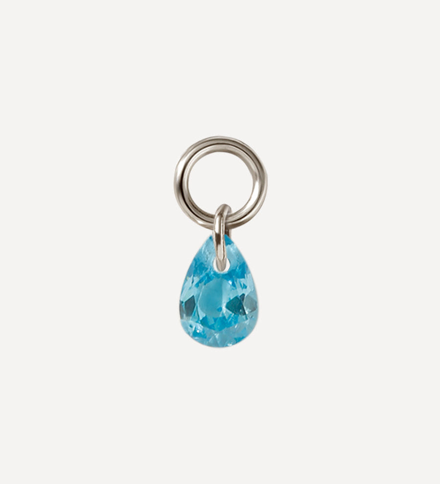 6x4mm Zila Pilienu Auskaru-Piekare