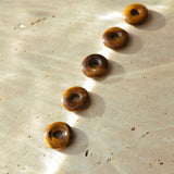 (Piemērots auskariem ≥ 17 mm) Sapņains Donut Kafijas Krāsas Auskaru Šarms