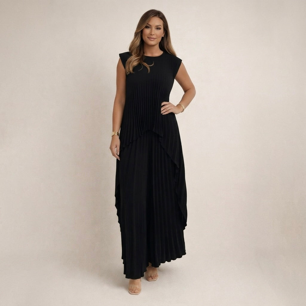 Halina | Elegants plisēts komplekts