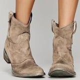 Carlotta – Velvety Ankle Boots