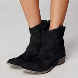 Carlotta – Velvety Ankle Boots