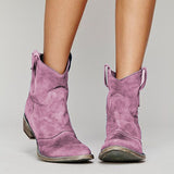 Carlotta – Velvety Ankle Boots