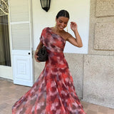 Dóra - Elegants Maxi Kleita Ar Acs Audumu