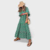 Elegantas ģeometriskās maxi kleitas