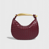 Gerda Woven Bag with Gold Handles