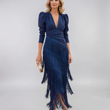 Sofia | Elegants Kleita ar Fringēm