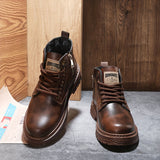 Alex™ | Retro Lace-Up Boots