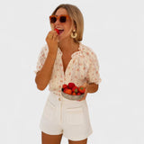 Barbora - Flower Print Blouse