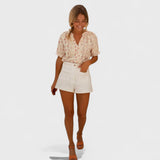 Barbora - Flower Print Blouse