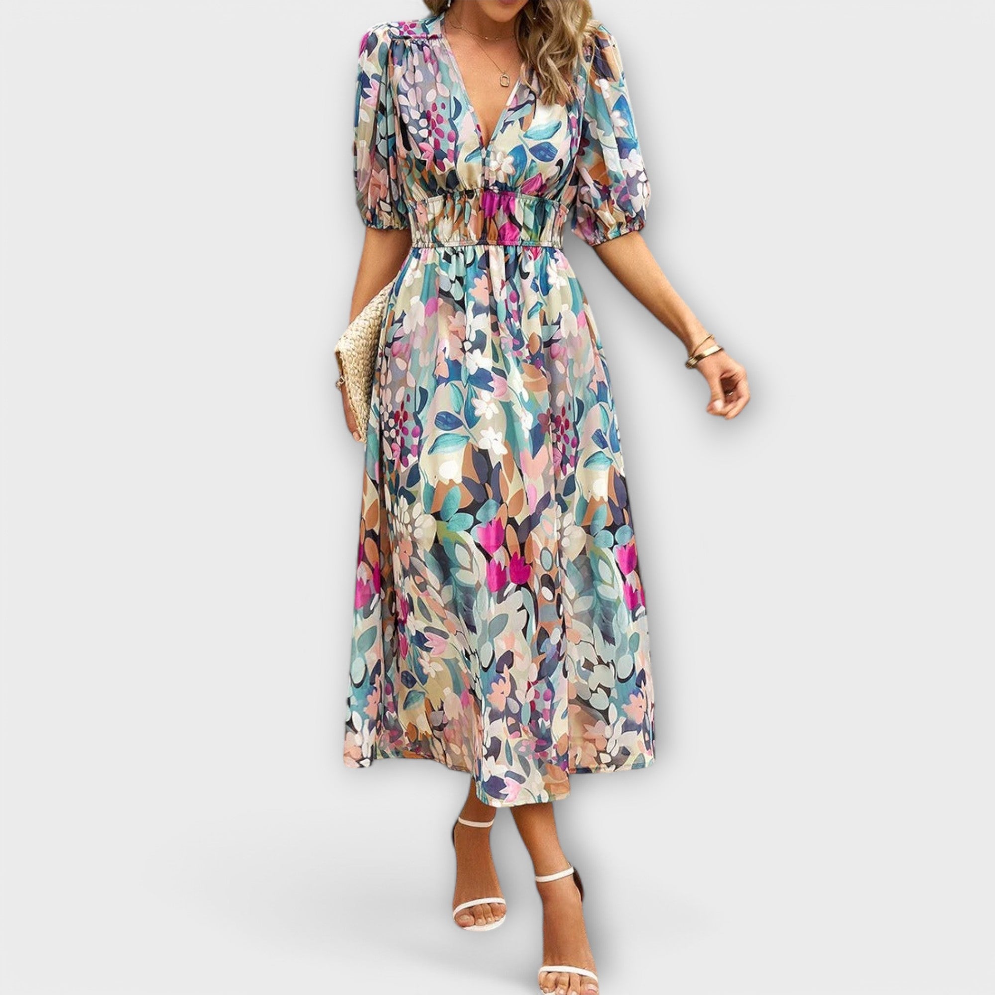 Mathilda - Elegant Midi Dress
