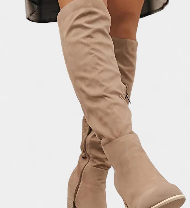 Calliope Augstpapēžu Kurpes ar Ceļgalu