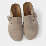 Aubree Unisex Suede Boots with Adjustable Buckle