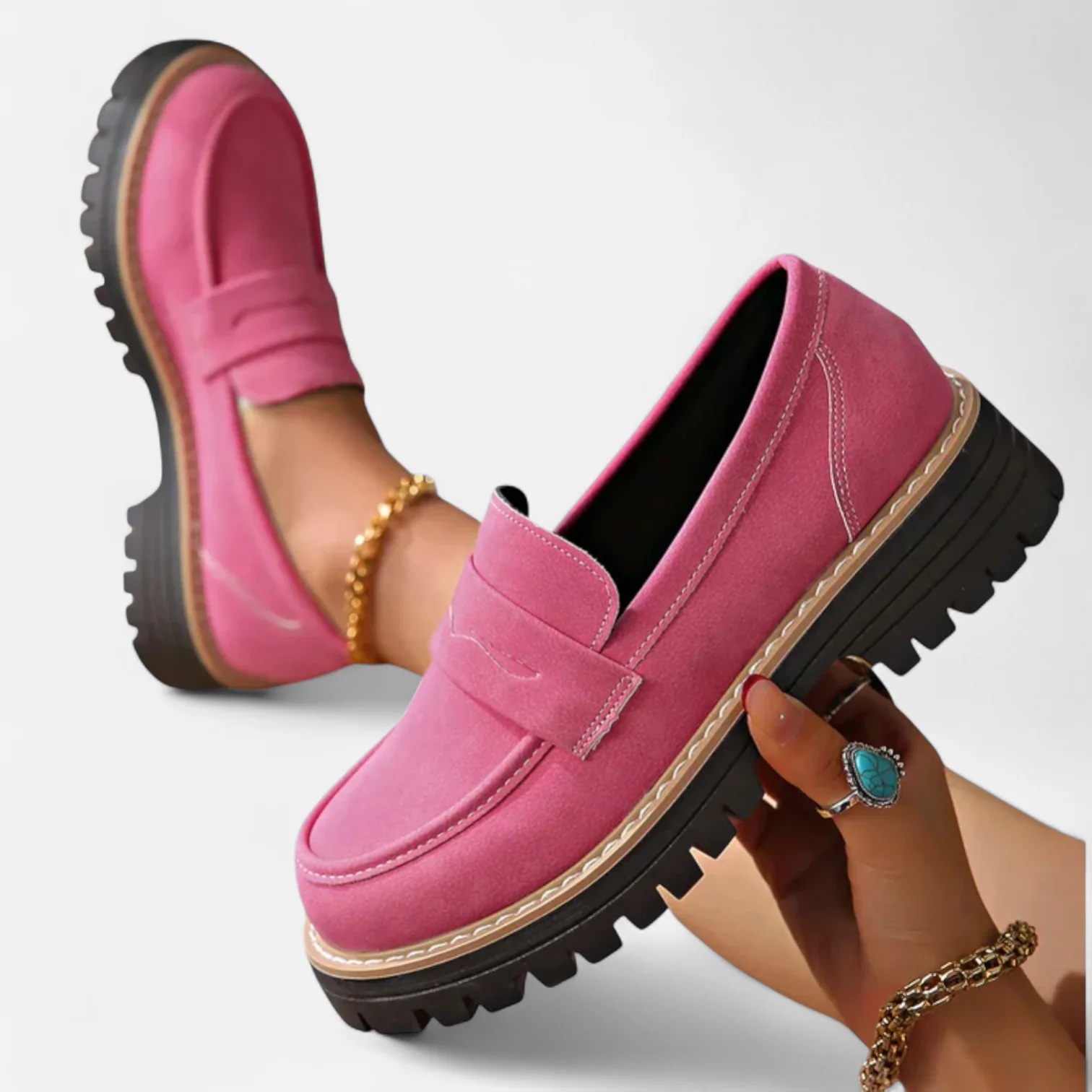 Elena™ | Ortopēdiskie Mokasīni" can be rewritten as "Elena™ | Comfort-Orthopedic Moccasins.