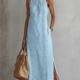 Jimena™ - Linena eleganta midi kleita