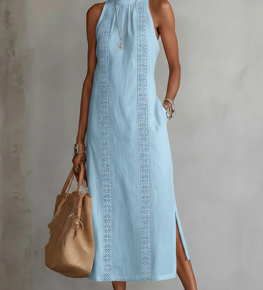 Jimena™ - Linu eleganta midi kleita