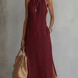 Jimena™ - Linu eleganta midi kleita