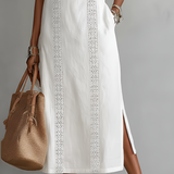 Jimena™ - Linena eleganta midi kleita